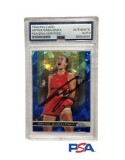 Aryna Sabalenka Signed 2024 Topps Chrome Card Sapphire PSA DNA Auto Tennis