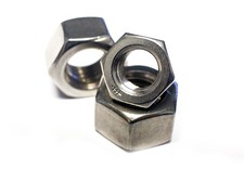  50 1"-8  Finish Hex Nuts - Stainless Steel