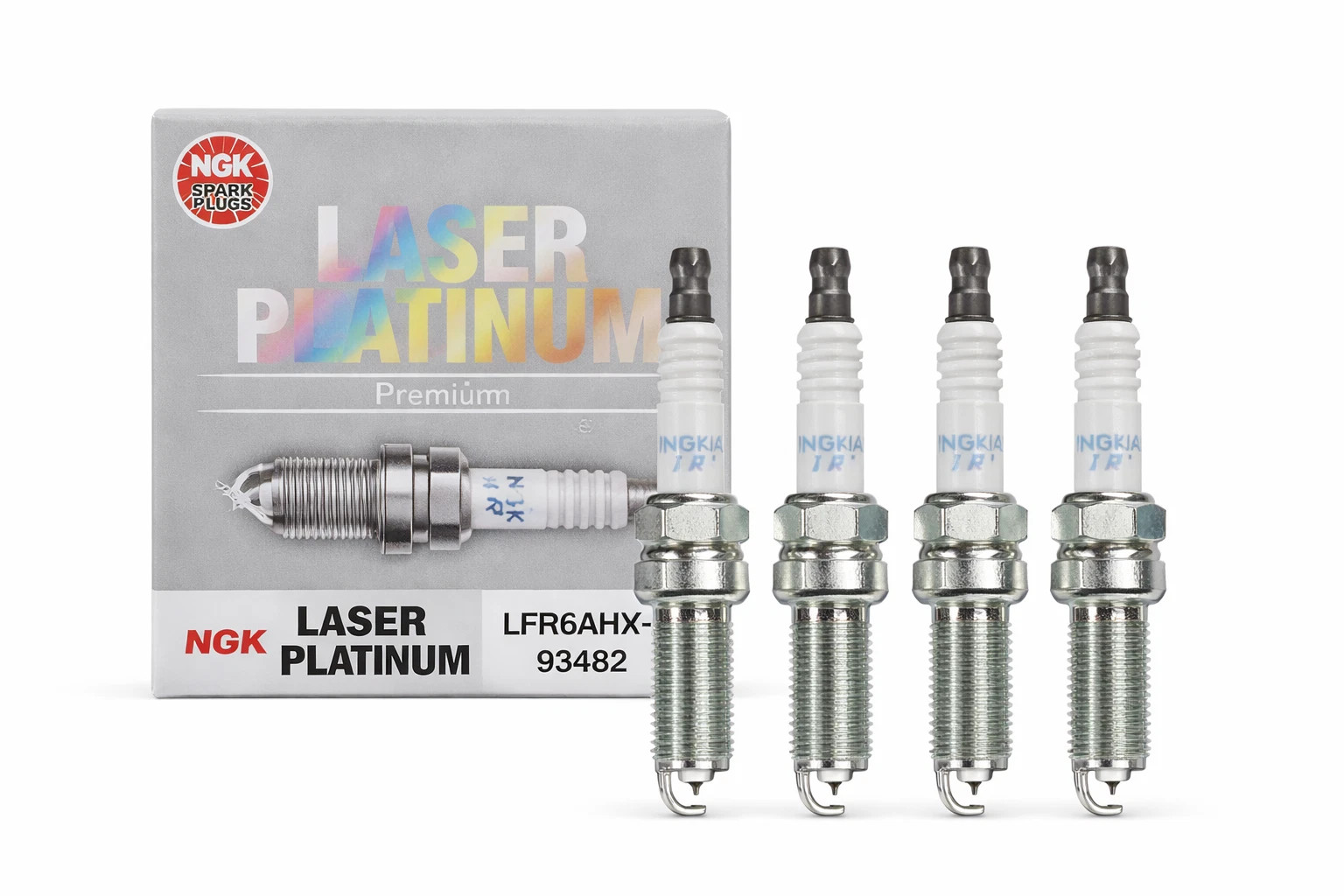 Genuine NGK 93482 SILZKAR7B11 Laser Iridium Spark Plugs 4PCS for Subaru Legacy