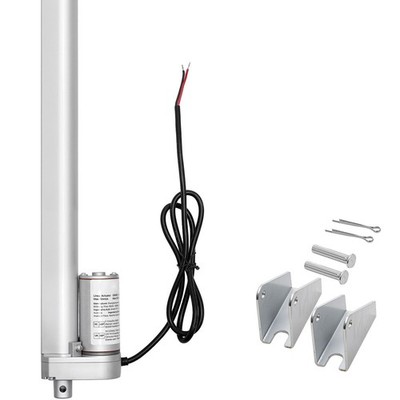 12V Linear Actuator 9.84in Stroke 225lb 0.6in/s IP54 Aluminum