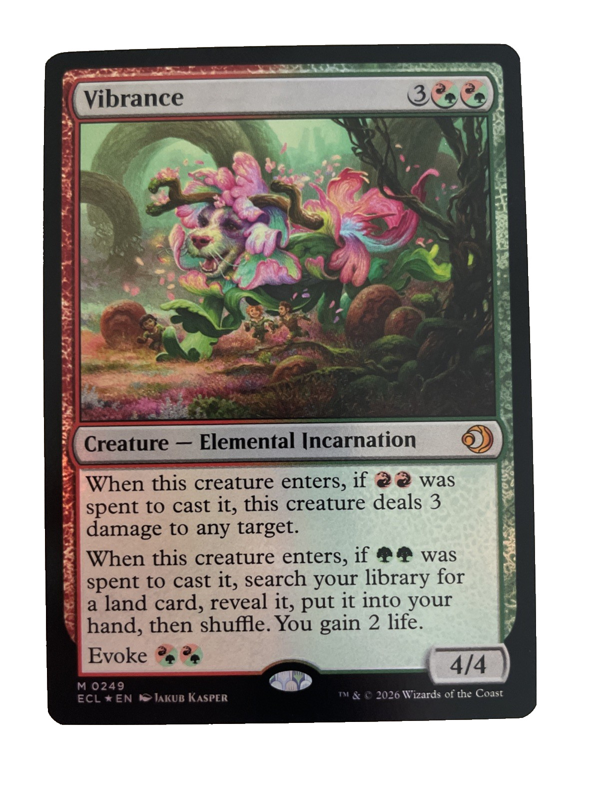 Vibrance - Lorwyn Eclipsed Foil Mythic (NM) - MTG Magic: the Gathering