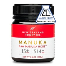 Raw Manuka Honey UMF 15 MGO 514 Authentic New Zealand Monofloral 250g 8.8oz