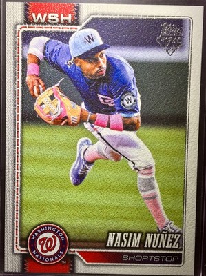 NASIM NUÑEZ Canvas Parallel Serial # /50  2026 Topps Series Two NM