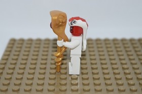 LEGO&reg; Ninjago Minifigure Snappa (nj0035) w/ serpent staff from 9442