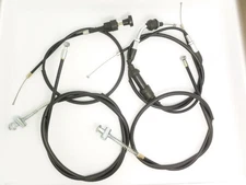 Throttle choke cables front and rear brake cables Set Fit Yamaha Peewee PW50