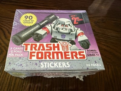 TRASHFORMERS SERIES 2 Sealed Box Mark Pingitore ParodyGarbage Pail Kids