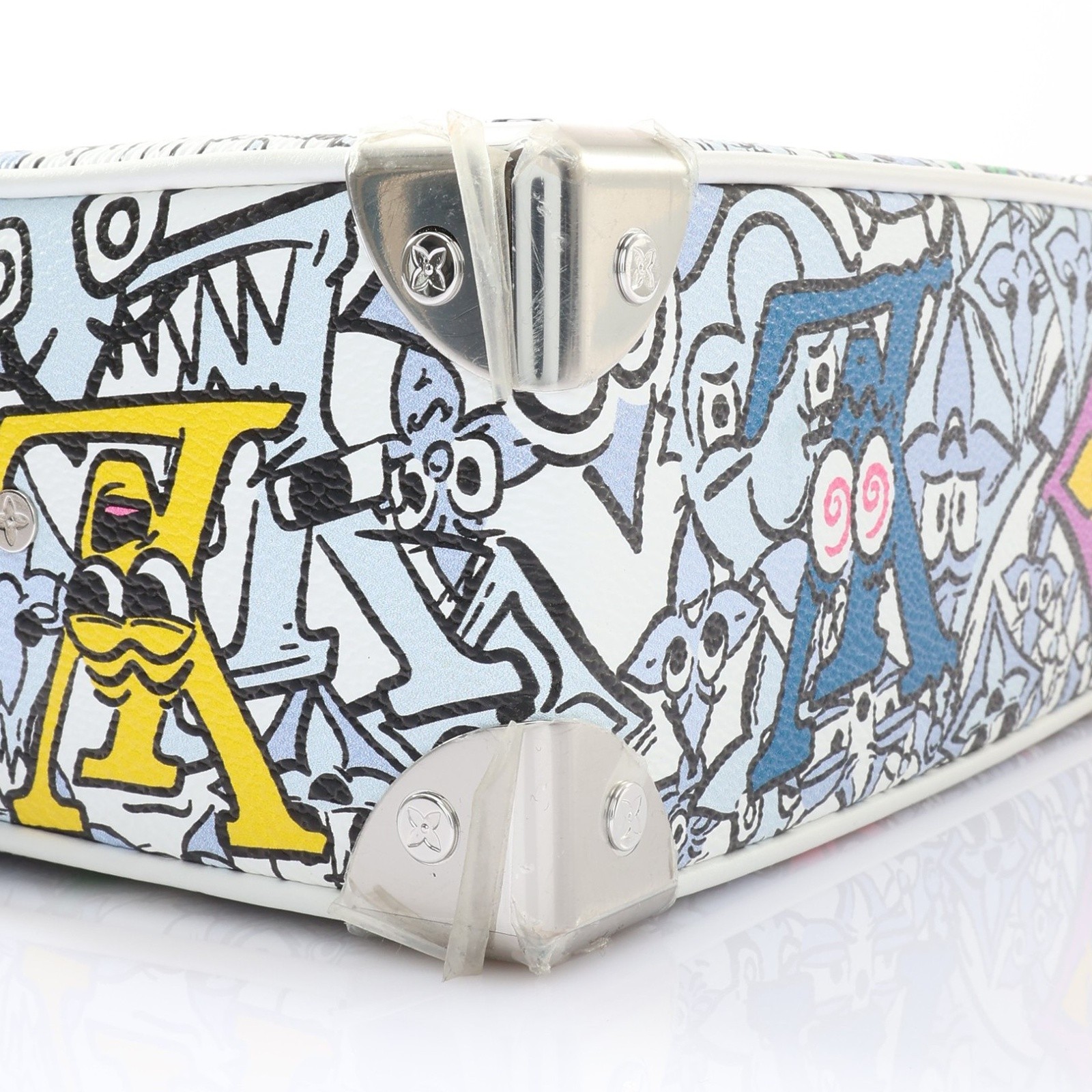 LOUIS VUITTON Monogram Comics Mini Soft Trunk Multicolor Shoulder Handbag M82008 image 7