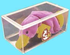 1 PRO MOLD BEANIE BABY Storage Box Holder Clear Plastic PC400 Display Case Plush