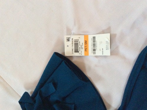 NWT Alfani Womens Petite Small PS Cardigan Open Teal Blue 3/4 Bell Sleeve W/ Bow - Picture 5 of 5