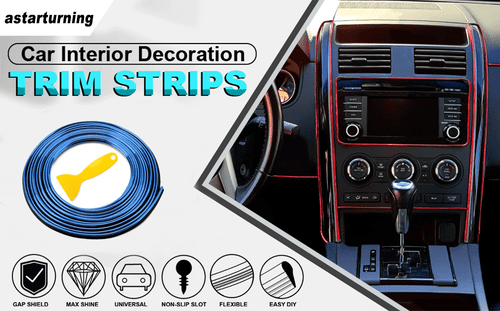 16ft/5M Car Interior Door Gap Edge Line Insert Molding Trim Decor Strip + Tool - Picture 5 of 24