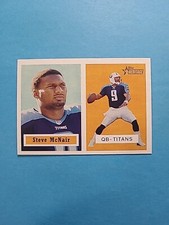 STEVE McNAIR 2002 TOPPS HERITAGE FOOTBALL CARD # 9 H4268