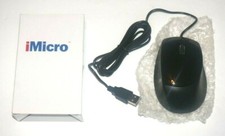 iMicro MO-1838BK Usb Optical Scroll Wheel Mouse - Black