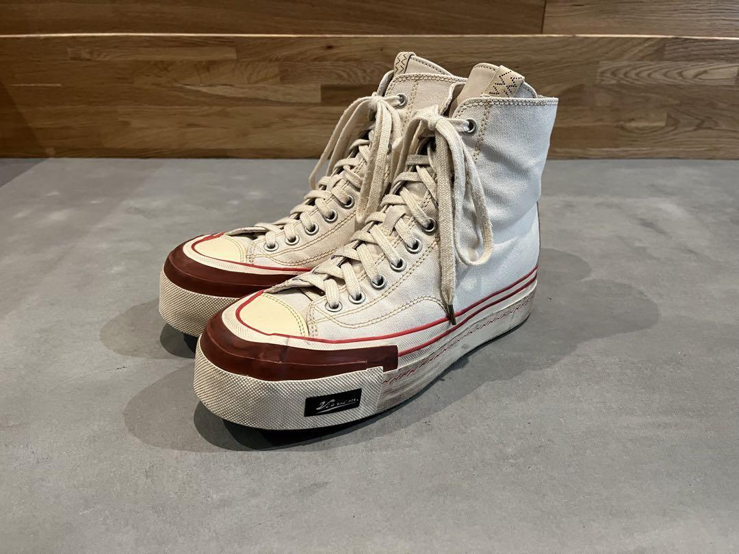 visvim★SKAGWAY HI 星条旗スニーカー/US9 Men 9.0US Visvim Skagway Hi G.Patten Ivory 9 Sneakers