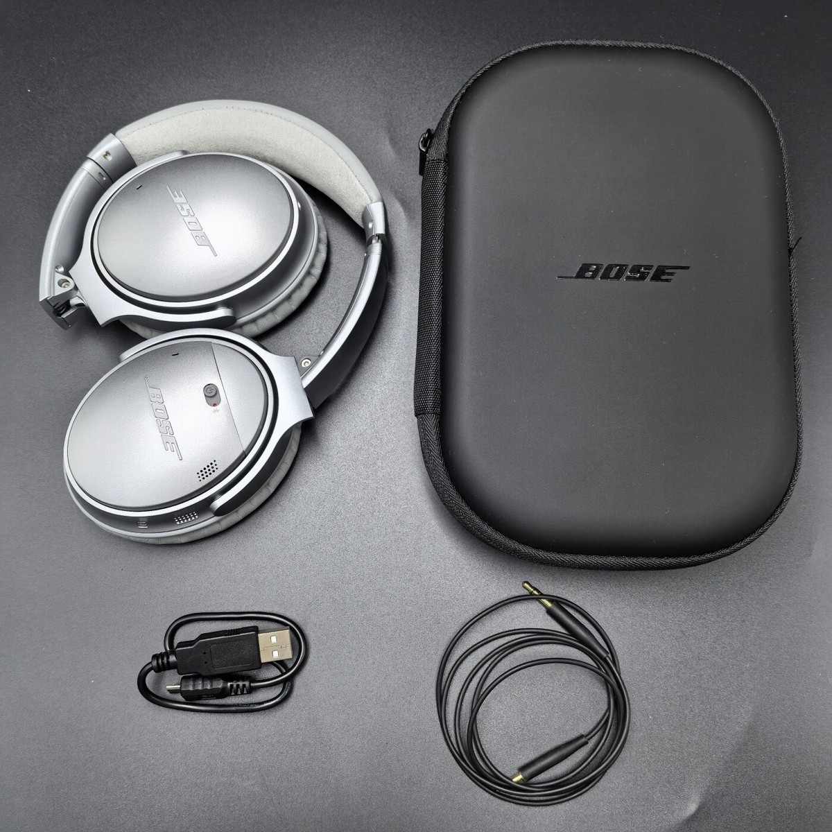 ヘッドホン BOSE QuietComfort 35 silver Amazon.com: Bose QuietComfort 35 (Series II) Wireless