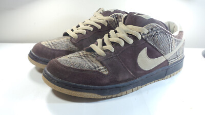 NIKE 2004 DUNK SB LOW 304292-223 TWEED BROWN 10.5  MAX AIR FORCE 1 180 PRESTO 95