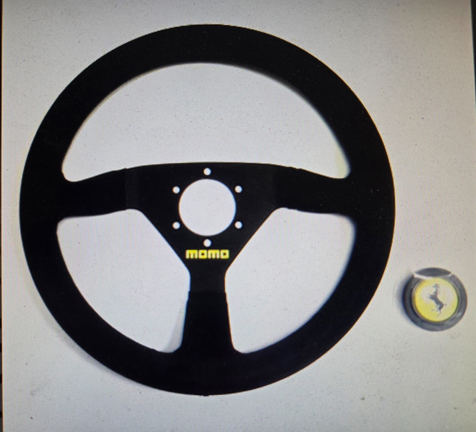 Ferrari 208 ALL 308 ALL MOMO STEERING WHEEL SUEDE FINISH