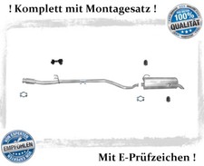 Auspuffanlage für Peugeot 206 1.4 HDi 50KW Schrägheck Auspuff Montagesatz