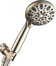 Handheld Shower Head, 6 Spray Setting High Pressure Shower Head with Brass Swive