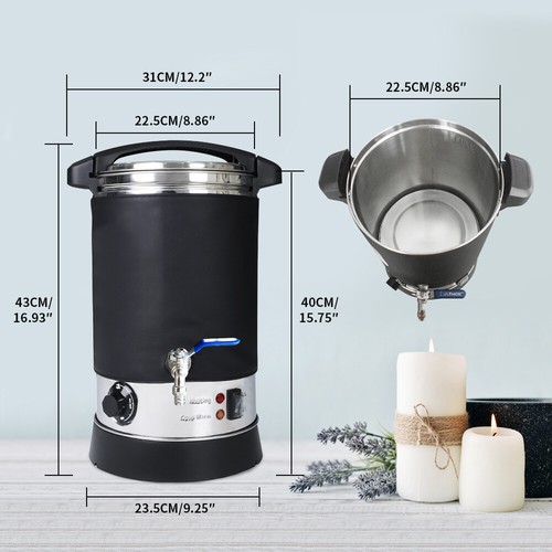 6.5L Wax Melter Electric Soy Wax Melting Machine Large Pot Saop Candle