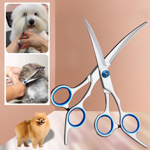 Hunde Scheren, Gebogene Schere Hund Fellschere Für Hunde, Hund Und Katze Siche K - Bild 3 von 25