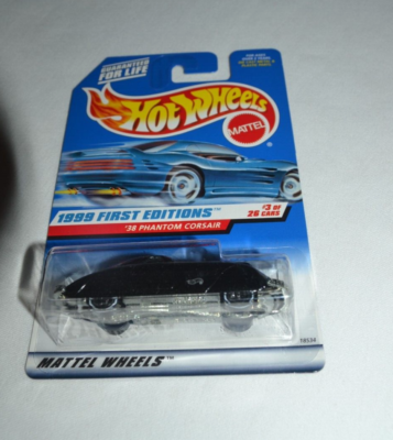 Buy HOT WHEELS 1999 FIRST EDITIONS 3/26 - ' 38 PHANTOM CORSAIR BLACK
