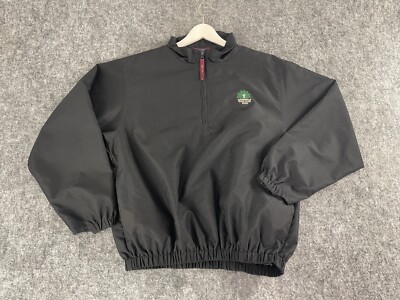 Byron Nelson Jacket Mens Large Black Gasparilla Golf Club 2000 Vintage N113