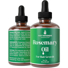 Rosemary Oil for Hair Growth, Topical Treatment for Hair Loss Prevention,