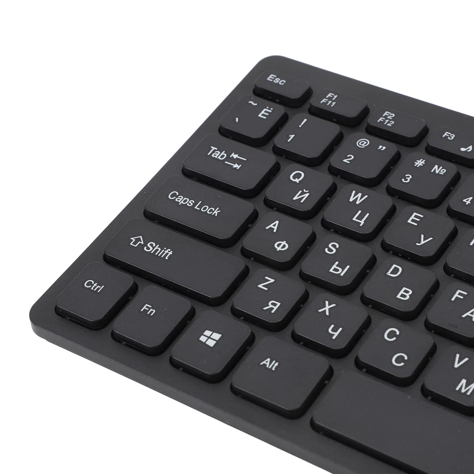 78 Key Ultra Slim Language Keyboard USB Wired Compact Keyboard With Ergonomi Kit - Image 3 of 4
