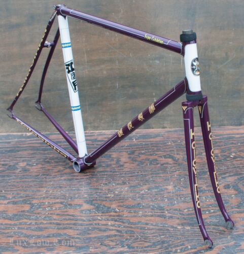 Vintage 51cm Kalavinka Track Bike FRAME FORK NJS Keirin Fixed Gear Pista Bicycle - Afbeelding 1 van 12