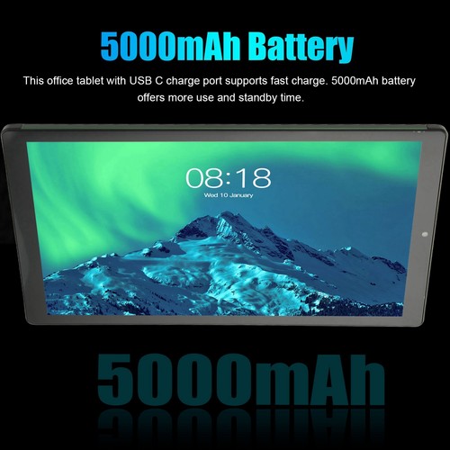 Green US Plug 10 Inch Tablet 4GB RAM 64GB ROM Octa Core Processor Support Ca New - Picture 5 of 12