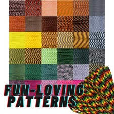 Paracord Planet 37 Fun Patterns 550 Paracord Type III 10-foot Hank