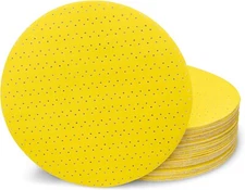 POWER PRO 2100-Perforated Drywall Sanding Discs 9in/225mm  -Set of 10 -100 Grit