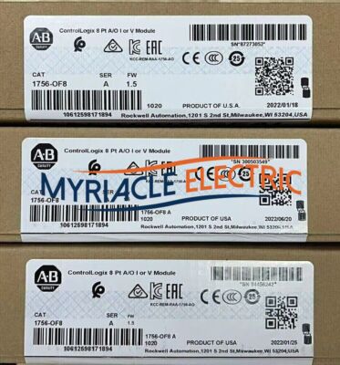 New Factory Sealed AB 1756-OF8 SER A ControlLogix 8 Pt PLC Output Module 1756OF8