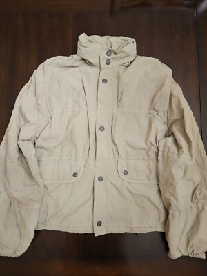 Our Legacy Exhale Puffa Jacket (Beige) Metallic Sand Parachute Poplin Size 46