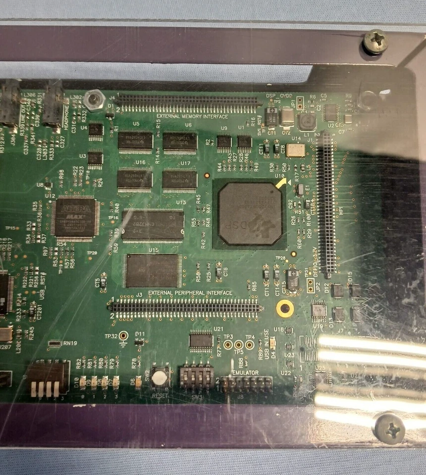 Placa de circuito PCB módulo Spectrum Digital TMS320C6713 DSK 16 MEG SDRAM 506730 Foto 4 de 4