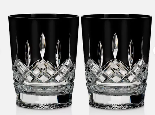 Waterford Lismore Crystal Black Toasting Flute ~ Set of 2 ~ NEW IN BOX - Picture 3 of 4