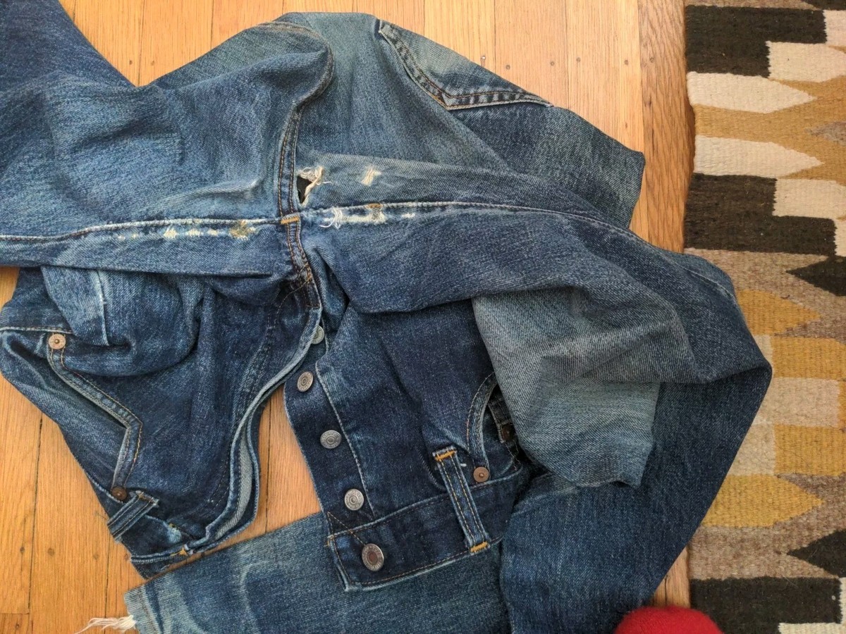 555 VALENCIA ST LEVI LVC 501XX VTG 1955 BIG E RED LINE 555 VALENCIA ST LEVI LVC 501XX VTG 1955 BIG E RED LINE