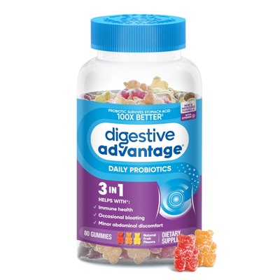 Digestive Advantage Probiotics For Digestive Health, Probiotic Gummies & Vit ...