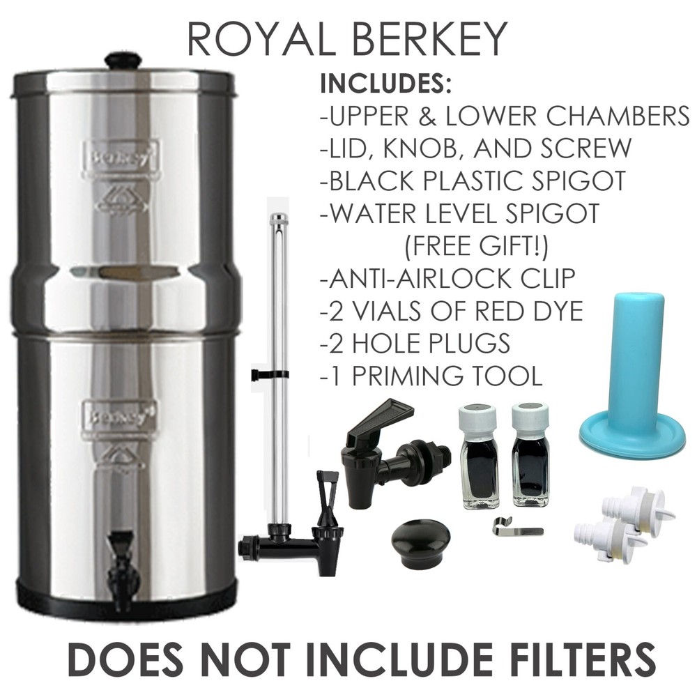 Royal Berkey Housing Only - Open Box No Filters Included