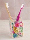 Natural Life Floral Glass Bath Tumbler
