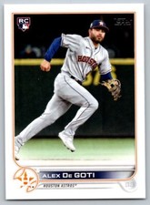 2022 Topps Update #US29 Alex De Goti Houston Astros RookieRC
