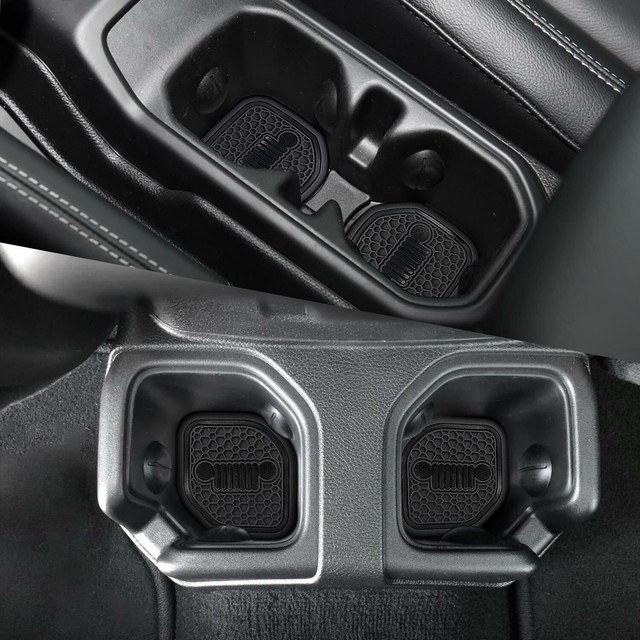 Cup Holder Inserts For Jeep Wrangler JL JLU Gladiator JT Door Liner