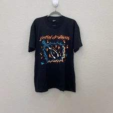 VTG Screen Stars Best Jammin For Wishes Single Stitch Short Sleeve Shirt Mens XL