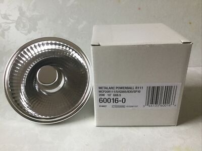 6  OSRAM MCP20R111/U/830/SP1GX8.5 10° POWERBALL 20W HID Lamp
