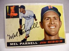 1955 TOPPS BASEBALL CARD #140 MEL PARNELL