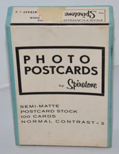 6"x4” Spiratone Photo Postcard Stock Qty 100 - Germany Film Developement