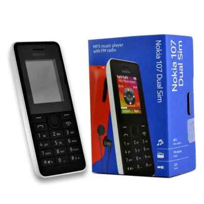 Nokia 107 Dual SIM Unlocked Wholesale GSM Cheap 2G GSM 900 1800 Cell phone