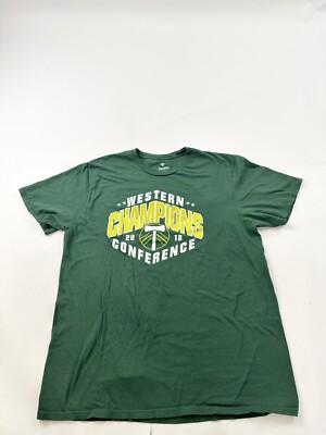 Portland Timbers Shirt Mens XL Green 2018 Western Conference