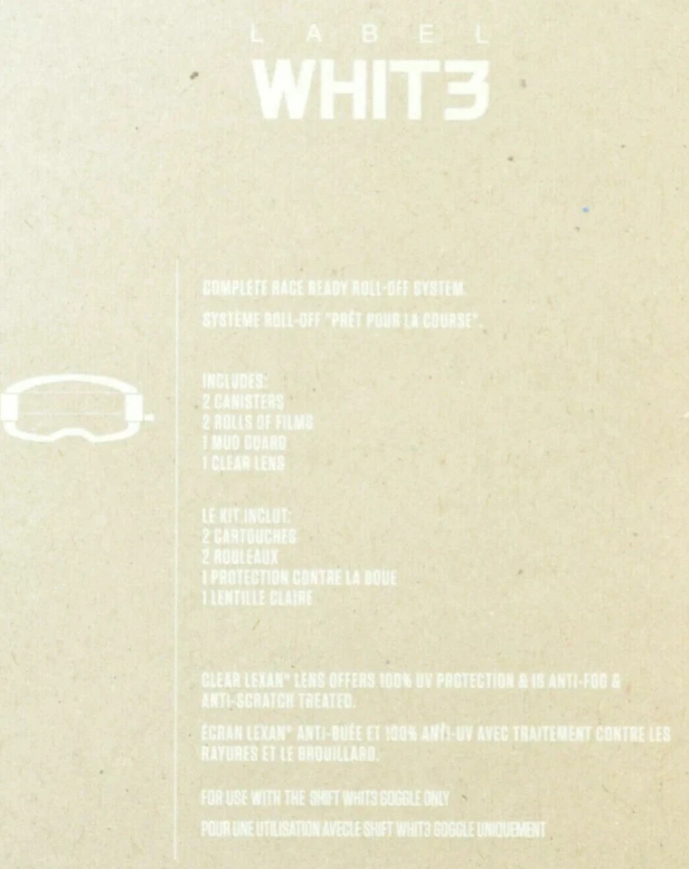 SISTEMA ROLL OFF GAFAS BLANCAS SHIFT Foto 2 de 4