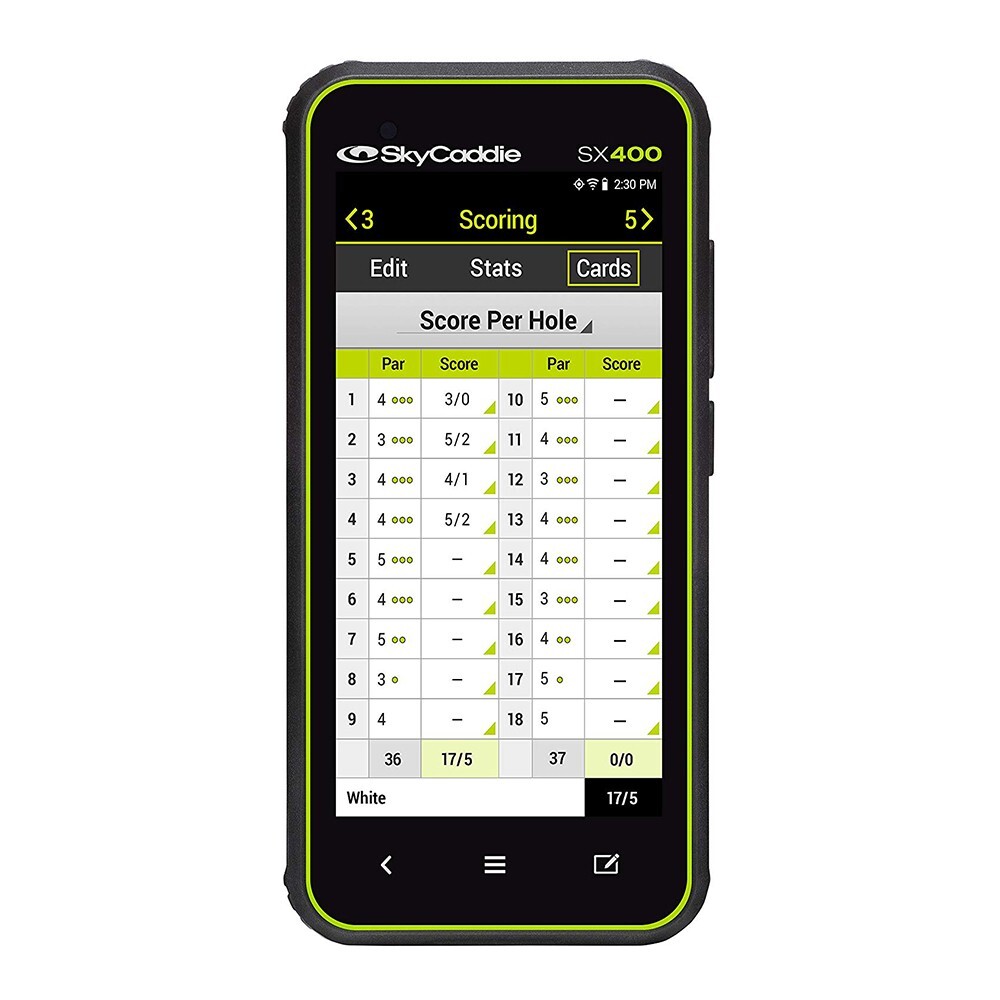 ラウンド用品・アクセサリー SkyCaddie SX400 SkyCaddie SX400 Golf GPS Handheld, 1 Year Membership